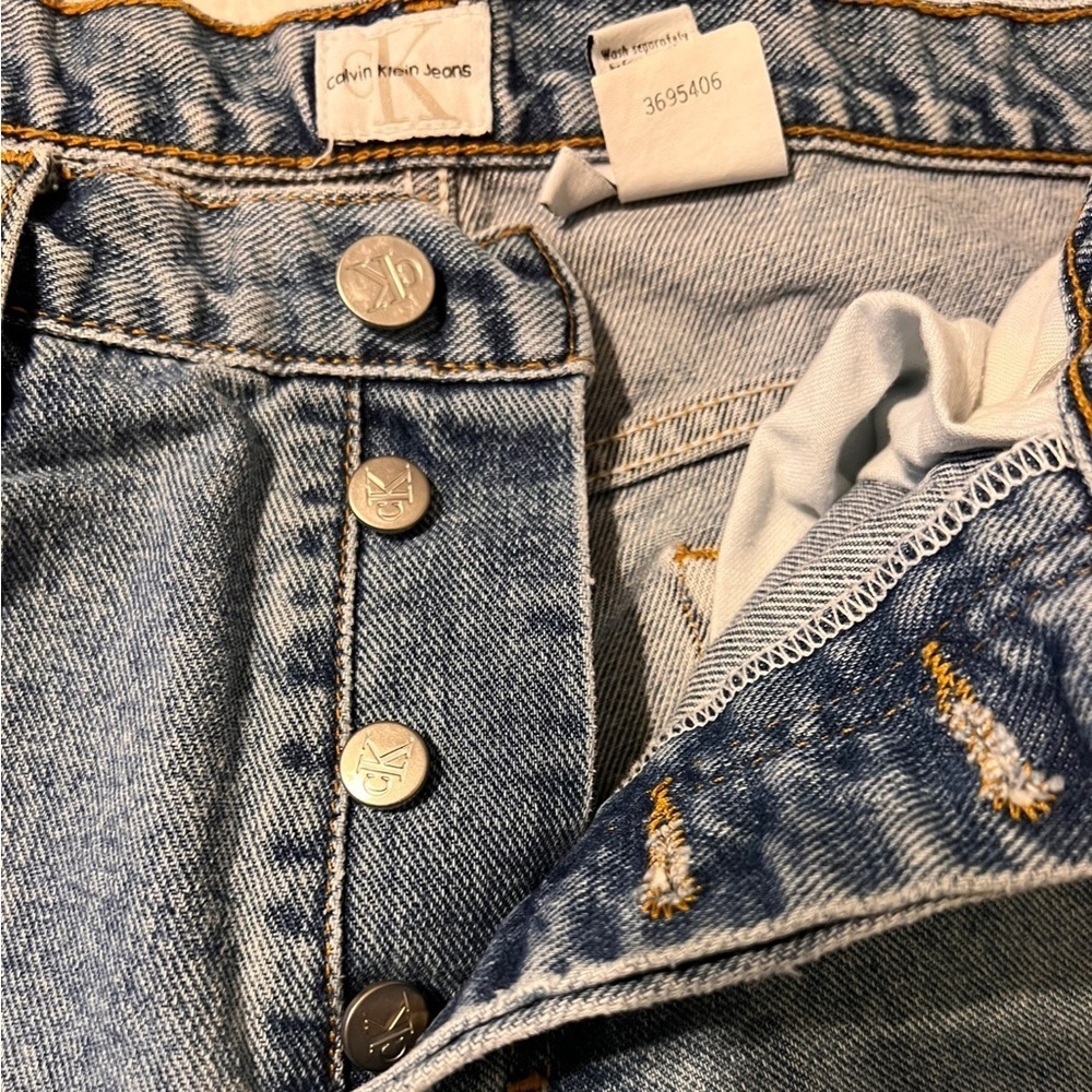 Vintage Y2K Calvin Klein Button Fly Jeans - Picture 7 of 11